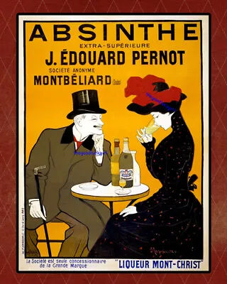 5x7 ABSINTHE PERNOT Vintage French Alcohol Advertisement Art Print • $7.99