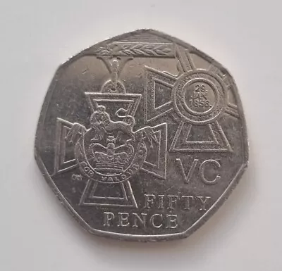 RARE 2006 Victoria Cross 50p Coin VC Fifty Pence • £500