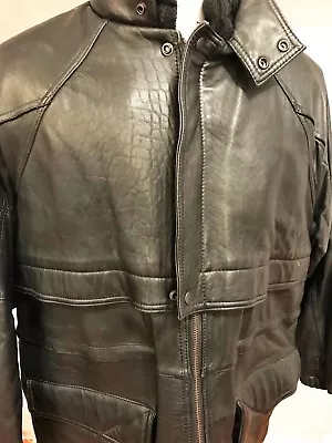 U2 WEAR ME OUT Sz 42 Genuine Leather Jacket  • $29