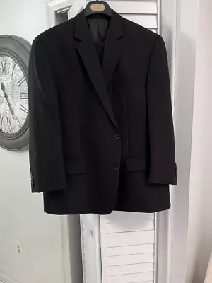 Michael Kors Men Suit Black 2 Piece 44R  /  38 Waist Pants • $75