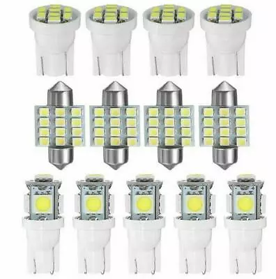 15x Super Car LED Light Interior Package Xenon White Bulbs 31mm T10 Direct Plug • $6.75