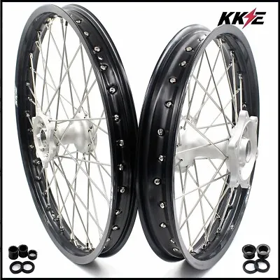 KKE 21/19 Casting MX Dirt Bikes Wheels Rim Set For HONDA CR125R CR250R 2002-2013 • $369