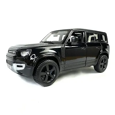 1:24 Diecast 2022 Land Rover Defender 110 - Black - Model Toy Car • £23.99