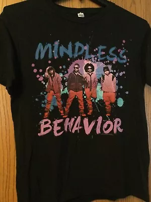 Mindless Behavior - “Scream” Tour 2011 - Black Shirt - M - Tultex • $35