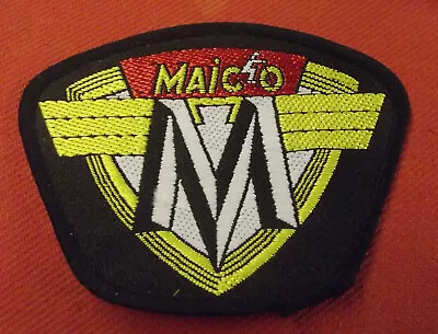 GENUINE MAICO MOTOCROSS MOTO X EMBLEM REPLICA SEW ON IRON 70's 80's PATCH BLACK • $9.80