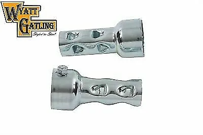 Exhaust Baffles For 2  Exhaust 4  Length For Harley Motorcycle Drag Pipes • $19.64