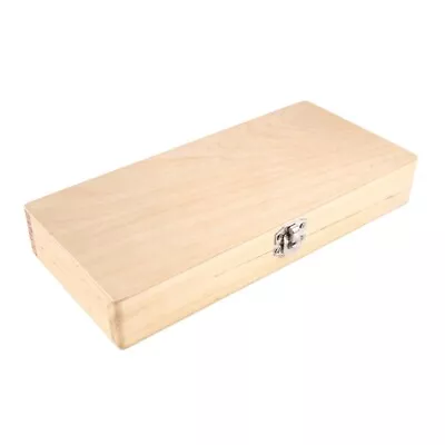 Wooden Slide Storage Box Holds 50 Slides Microscope Slide Box Durable M5L7 • $11.77