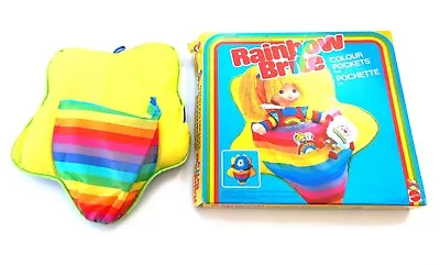 Rainbow Brite COLOUR POCKETS BED For 12  Plush Dolls Vintage 1983 Mattel Toys • £29.99