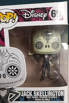 Funko Pop Vinyl Disney - Day Of The Dead  Jack Skellington #69 Figure • £10