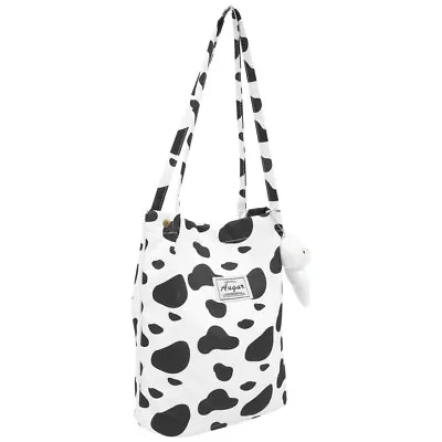 Canvas Bag Nylon Miss Phone Crossbody Cow Print Sling Bags • £12.28
