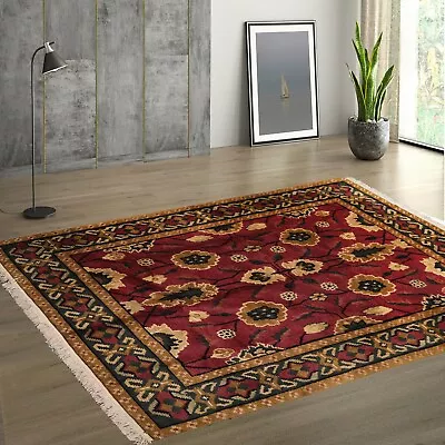 Arts & Crafts Hand Knotted 100% Wool Plush Pile Tibetan Area Rug 8'2'' X 9'10'' • $999.99