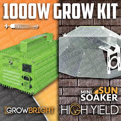 1000 Watt HPS GROW LIGHT SYSTEM High Pressure Sodium 1K • $277.95