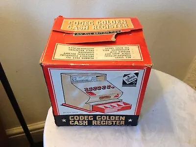 Vintage Retro Collectable Metal Toy CODEG Cash Register - Boxed • £24.95