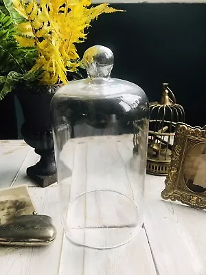 £13 • Buy Display Cloche Vintage Glass Bell Dome Jar Curiosity  Home Decor Party Interior