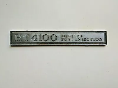 Cadillac Eldorado Seville HT 4100 Digital Fuel Injection Emblem 7  Metal Vintage • $9.99