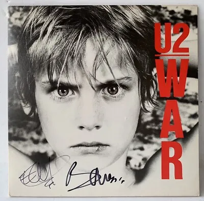 U2 War Bone & Edge Signed Autographed LP Album Record Beckett Certified • $999.99