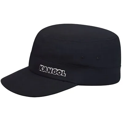 Kangol Original Ripstop Flexfit Army Cap Army Style Cotton Black New • $53.21