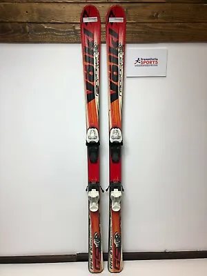 Völkl Racetiger GS R JR 150 Cm Ski + Marker 7 Bindings Winter Sport Snow Fun • $83.99