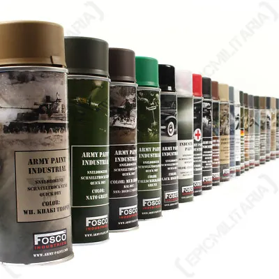 WW2 Army Spray Paints - Airsoft Model Military Vehicle Helmet Colour World War 2 • £9.95