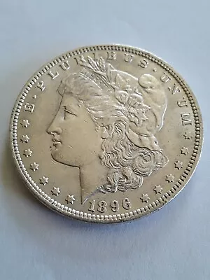 1896 P Morgan Silver Dollar ~  (AU) AMAZING Detail ~ Philadelphia • $50