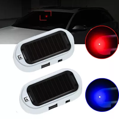 LED Fake Solar Car Alarm Warning Flash Light Security Anti-theft Accessories 1x • $3.04