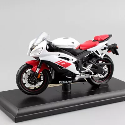 1/18 Scale Maisto YAMAHA YZF-R6 Motorcycle Racing Metal Diecast Bike Models Toy • £36.77