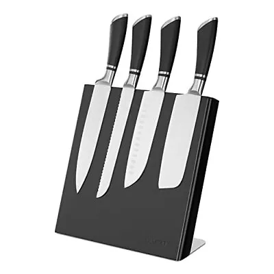 Navaris Wooden Magnetic Knife Holder - Universal Wood Magnetic Block & Organi... • $61.24