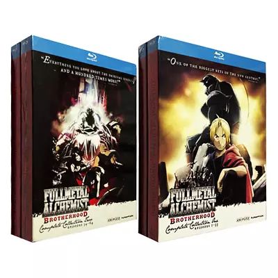 Fullmetal Alchemist Brotherhood Complete Blu-ray Collection 1 & 2 Epi 1-64 New • $33.47