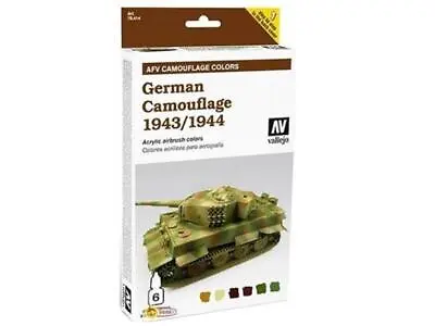 Vallejo 6x8ml 78414 Armour Acrylic Model Air Paint Set - German Camouflage ... • £10.87