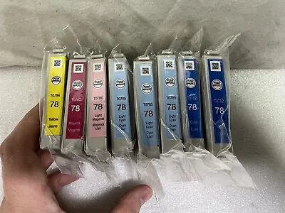 Lot Of 8 Genuine Epson 78 Ink Cartridges T0782 T0786 T0783 T0784 T0785 12/2022 • $89.99