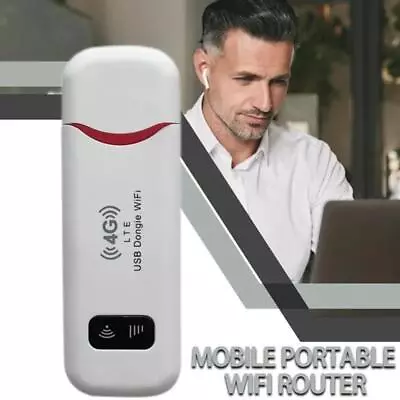 150Mbps 4G LTE WIFI USB Dongle Mobile Broadband Modem Sim Wireless Unlocked B0N5 • $8.01