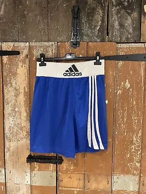£9.99 • Buy Adidas Men’s Blue And White Boxing Shorts
