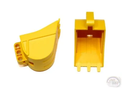 LEGO Technic - Excavator Loader Buckets - Yellow - New - 24120 • $8.57