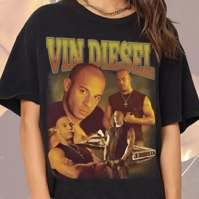 Vin Diesel Shirt Vintage 90s Style Shirt Unisex Homage TShirt S-5XL • $22.99
