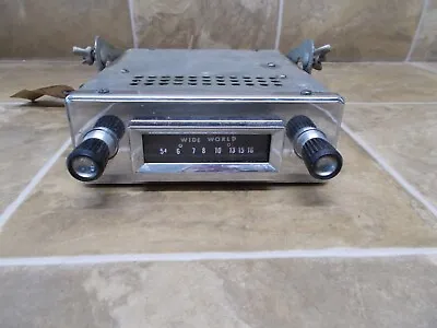 Vintage Motorola AM Car Radio Stereo Wide World PARTS/REPAIR • $70