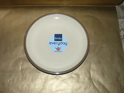 Denby Everyday Cappuccino Medium / Dessert / Salad Plate 9  Diameter • £7.99