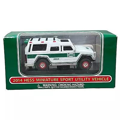 2014 HESS Truck RARE Miniature Mini SUV Sport Utility Vehicle New In Box. • $17.95