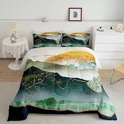 Japanese Ukiyoe Bedding Set Hokusai Comforter Set For Kids Boys Girls Watercolor • $64.23