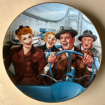 I Love Lucy California Here We Come Collectors Plate - Rare And Collectible! • $25