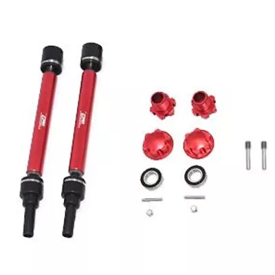 NEW GPM F/R Adj. CVD Drive Shaft+Hex Adapter+Wheel Lock Red Maxx FREE US SHIP • $54.90