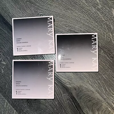 Lot Of 3 Mary Kay Compact Mini Palette Unfilled Magnetic With Mirror New In Box • $9