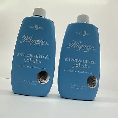 (2 Pack)  W. J. Hagerty Hagerty 10120 Silversmiths' Silver Polish 12 Fl Oz • $25.99