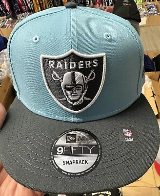 New Era Las Vegas Raiders SnapBack Hat Teal Blue • $39.90