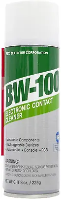 $19.99 • Buy BW-100 Electronic Contact Cleaner Dirt Remover Non-Flammable Aerosol Spray 8 Oz
