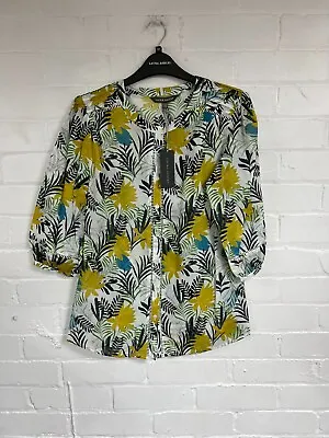 £14.99 • Buy Laura Ashley Tropical Print Shirt Top 3/4 Sleeve All Sizes RRP £45 (W6.11)