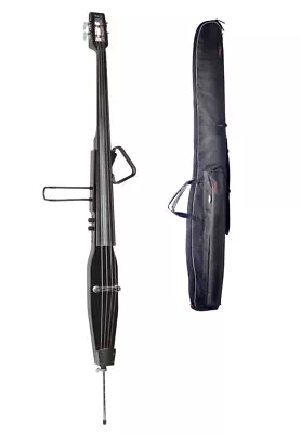 Stagg Electric Upright Stick Double Bass 3/4 Size Black W/ Gig Bag • $879.99