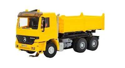 Viessmann 8015 H0 MB ACTROS 3-axis Dump Truck With All-round Lights Yellow Base • $202.24