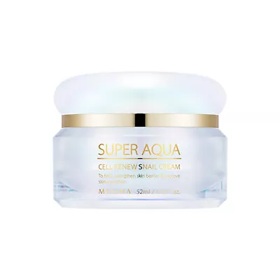 [MISSHA] Super Aqua Cell Renew Snail Cream - 52ml Korea Cosmetic • $30.62