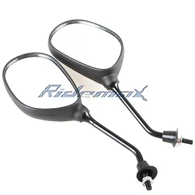 8mm Rearview Mirrors For GY6 50cc 150cc 250cc Scooter Moped Go Kart Black Pair • $18.99