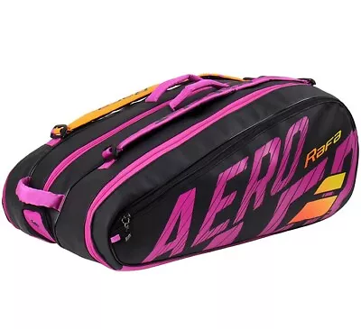 Babolat 2021 Pure Aero X12 Rafa Tennis Badminton Racket Racquet Bag BKOR 751215 • $196.11